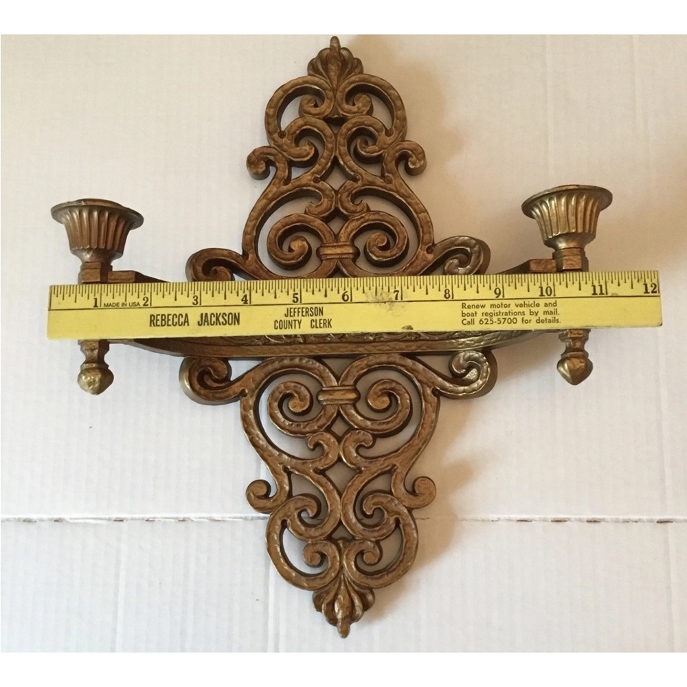 Antique-Style Gold Decorative Wall Hooks - Ornamental Metal Accent - Picture 10 of 12